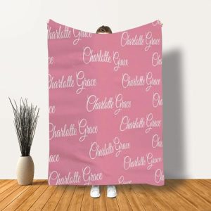 Blankets |   Baby Boy Girl Adult Custom Name Blanket Blankets Blankets