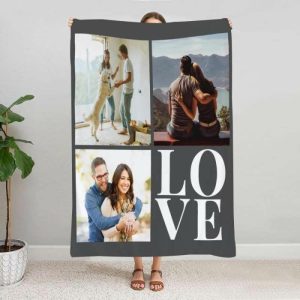 Blankets |   Custom Love Photo Blanket For Lovely Couple Blankets Blankets