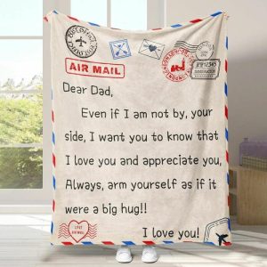 Blankets |   Love Letter Blanket Best Present For Dear Dad Blankets Blankets