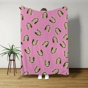 Blankets |   Personalized Face Photo Blanket Funny Gift For Girlfriend Blankets Blankets