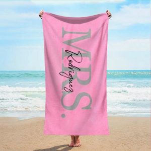 Blankets |   Personalized Name Bath Towel With Custom Letters Precious Gift For Wife Blankets Blankets