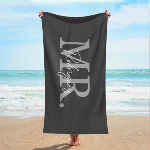 Blankets |   Personalized Name Bath Towel With Custom Letters Simple Gift For Boyfriend Blankets Blankets