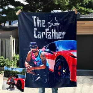 Blankets |   Personalized Photo Car Blanket With Hand Pattern Creative Present For Father Blankets Blankets