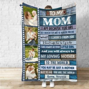 Blankets |   Personalized Picture Blanket Funny Present For Mom Blankets Blankets