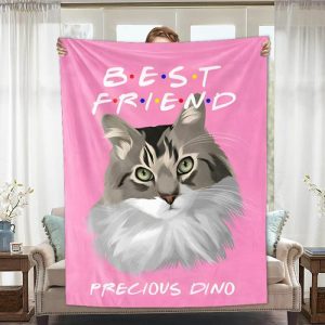 Blankets |   Personalized Picture Blanket Interesting And Warm Gift For Pet Lover "Best Friend" Blankets Blankets