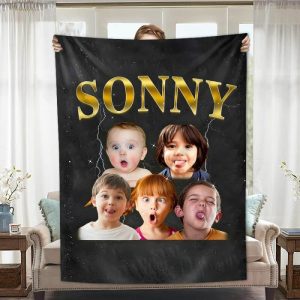 Blankets |   Personalized Picture Blanket Interesting Present For Family Blankets Blankets