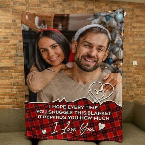 Blankets |   Personalized Picture Blanket Romantic Present For Valentine’s Day "It Reminds You" Blankets Blankets