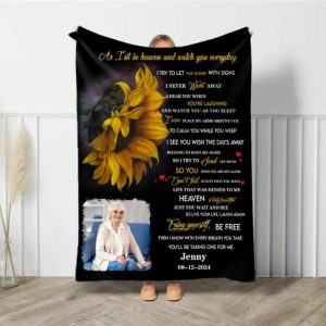 Blankets |   Personalized Picture Blanket Simple Gift For Family "Just You Wait And See" Blankets Blankets