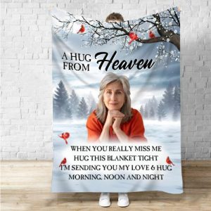 Blankets |   Personalized Picture Blanket Tree Background Perfect Gift For Family Blankets Blankets