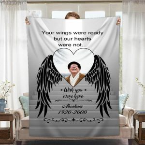 Blankets |   Personalized Picture Blanket Unique Gift For Special Day "Wish You Were Here" Blankets Blankets