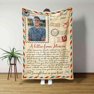 Blankets |   Personalized Picture Blanket With Postmark Pattern Wam Present For Special Person Blankets Blankets