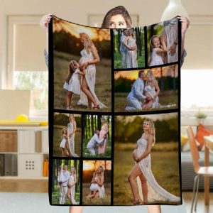 Blankets |   Personalized Picture Blanket With Unique Design Style Gift For Favourite Family Blankets Blankets