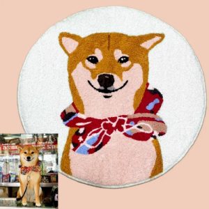 Blankets |   Personalized Round Floor Mat Custom Photo For Pets Blankets Blankets