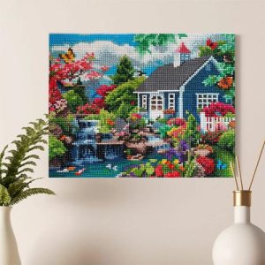 Frames |   Beautiful House Diamond Painting Creative Gift For Family Frames Frames