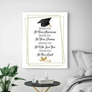 Frames |   Best Canvas Wall Art Graduation Gift For Friend Frames Frames