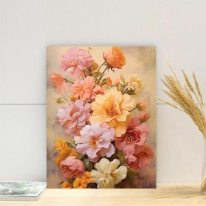 Frames |   Colorful Floral Diamond Painting Beautiful Gift For Family Frames Frames