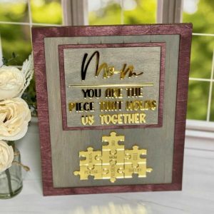 Frames |   Personalized Acrylic Name Puzzle Photo Frame Cool Mother’s Day Gift Frames Frames