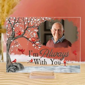 Frames |   Personalized Acrylic Photo Plaque I’M Always With You Memorial Gift For Parents Frames Frames