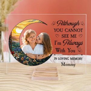 Frames |   Personalized Acrylic Photo Plaque I’M Always With You Moon Drawing Memorial Gift For Family Frames Frames