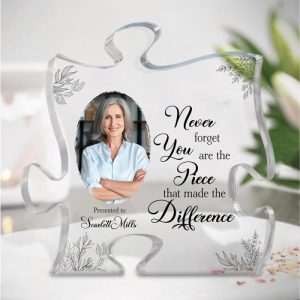 Frames |   Personalized Acrylic Photo Plaque You Are The Piece That Made The Difference Gift For Friends Frames Frames