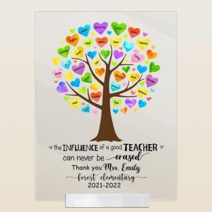 Frames |   Personalized Acrylic Plaque Class Tree With Custom Classmate Names Perfect Thank You Gift For Teacher Frames Frames