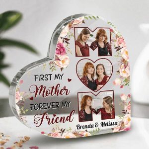 Frames |   Personalized Acrylic Plaque First My Mother Forever My Friend With Custom Mom Photos Perfect Gift For Mother’s Day Frames Frames