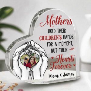 Frames |   Personalized Acrylic Plaque Mothers Hold Their Children’s Heart Forever Perfect Gift For Mother’s Day Frames Frames