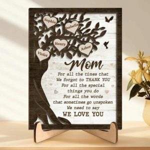 Frames |   Personalized Family Tree Frame We Need To Say We Love You With Custom Names Creative Warm Gift For Mother’s Day Frames Frames