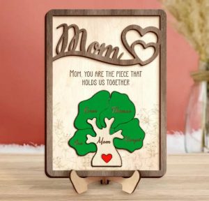 Frames |   Personalized Family Tree Puzzle Frame Best Mother’s Day Gift Frames Frames