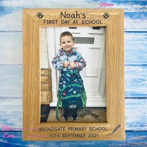 Frames |   Personalized First Day Of School Frame Custom Picture Perfect Gift For Kids Frames Frames