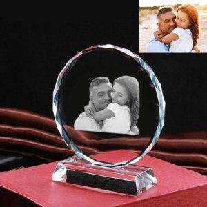 Frames |   Personalized Glass Ball Laser Engraved Photo Frame Frames Frames