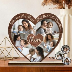 Frames |   Personalized Heart Shaped Picture Frame The Piece That Holds Us Together Precious Gift For Mother’s Day Frames Frames