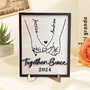 Frames |   Personalized Name Frame With Hands Pattern Best Valentine’s Day Gift Frames Frames