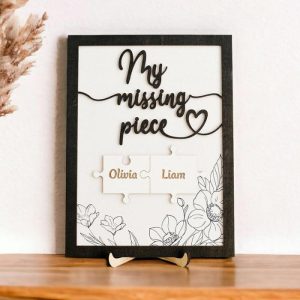 Frames |   Personalized Name Puzzles Frame Best Valentine’s Day Present "My Missing Piece" Frames Frames