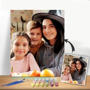 Frames |   Personalized Photo Frame Custom Diy Paint By Numbers Kits Creative Gift For Best Mom Frames 24 Colors