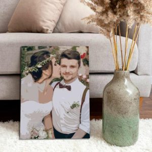 Frames |   Personalized Photo Frame Custom Diy Paint By Numbers Kits Wonderful Gift For Best Couples Frames 24 Colors