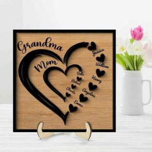 Frames |   Personalized Photo Frame Customized Name Set Warm Gift For Mother’s Day Frames Frames