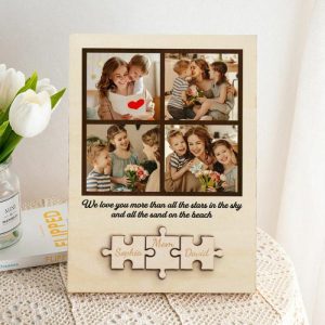 Frames |   Personalized Photo Frame With Name Puzzle Mother’s Day Gift Frames Frames