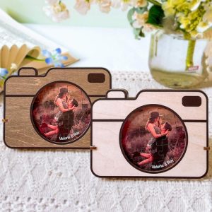 Frames |   Personalized Photo Puzzle Wooden Plaque Warm Home Decor Frames burlywood