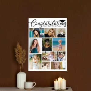 Frames |   Personalized Picture Canvas Wall Art Interesting Gift For Graduation Frames Frames