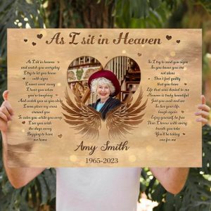 Frames |   Personalized Picture Canvas Wall Art Memorial Gift For Family Frames Frames