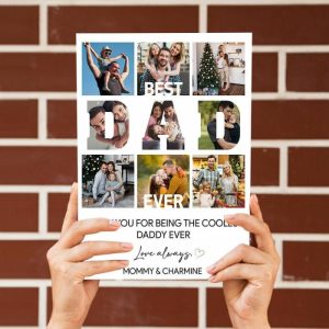 Frames |   Personalized Picture Canvas Wall Art Perfect Father’s Day Present "Best Dad Ever" Frames Frames