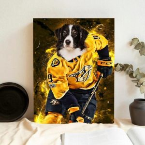 Frames |   Personalized Picture Canvas Wall Art Player Design Style Cool Present For Pet Lover Frames Frames