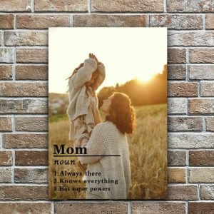 Frames |   Personalized Picture Canvas Wall Art Stylish Gift For Family Frames Frames