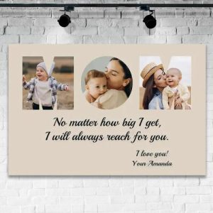 Frames |   Personalized Picture Canvas Wall Art Warm Present For Mom "Reach For You" Frames Frames