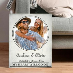 Frames |   Personalized Picture Canvas Wall Art With Custom Star Map Beautiful Present For Couples Frames Frames