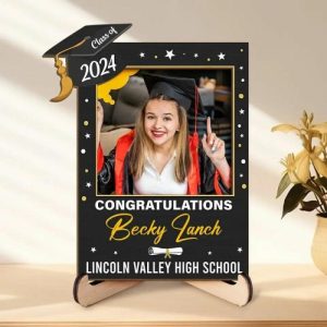 Frames |   Personalized Picture Frame Congratulations With Custom Message Design Perfect Graduation Gift Frames Frames