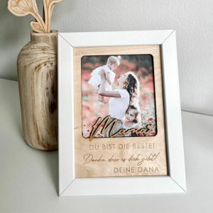 Frames |   Personalized Picture Frame Custom Nickname And Engraving Messages Perfect Gift For Mother’s Day Frames Frames