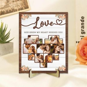 Frames |   Personalized Picture Frame With Flowers Pattern Beautiful Gift For Girlfriend Frames Frames