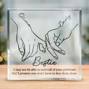 Frames |   Personalized Square Acrylic Plaque You Won’T Have To Face Them Alone Gift For Besties Frames Frames